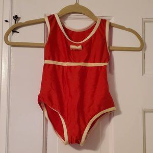 Biobottoms Red Bathing Suit NWOT